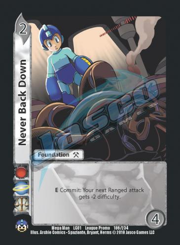 Never Back Down FOIL
